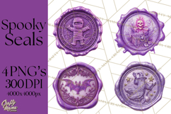 Halloween Wax Seal PNG Clipart Spooky Gothic Digital Art Product Image 1
