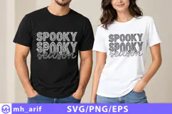 Spooky Season Halloween Fall Quote PNG T-shirt Design Product Image 1