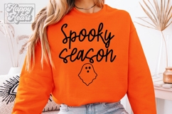 Spooky Season SVG - Funny Halloween PNG - Cute Ghost Decor Product Image 1
