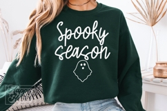 Spooky Season SVG - Funny Halloween PNG - Cute Ghost Decor Product Image 2