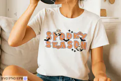 Retro Halloween Spooky Season SVG PNG Design Product Image 2