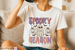 Spooky Season Halloween SVG PNG T-shirt Design Product Image 2