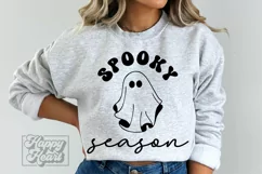 Spooky Season SVG - Ghost Retro Halloween PNG - Spooky Vibes Product Image 2