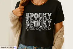 Spooky Season Halloween Fall Quote PNG T-shirt Design Product Image 2