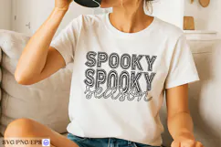 Spooky Season Halloween Fall Quote PNG T-shirt Design Product Image 3