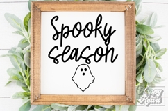Spooky Season SVG - Funny Halloween PNG - Cute Ghost Decor Product Image 3
