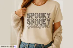 Spooky Season Halloween Fall Quote PNG T-shirt Design Product Image 4
