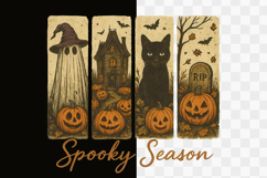 Retro Spooky Season Fall Pumpkin Halloween PNG Design Product Image 1