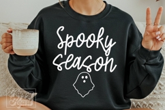 Spooky Season SVG - Funny Halloween PNG - Cute Ghost Decor Product Image 5