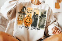 Spooky Season PNG, Halloween Brushstroke PNG, Fall Autumn Product Image 3