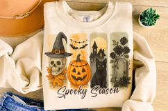 Spooky Season PNG, Halloween Brushstroke PNG, Fall Autumn Product Image 1