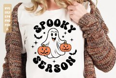 Spooky Season Svg, Ghost Vibes Svg, Spooky Halloween Svg Product Image 1