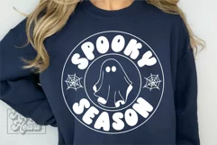 Spooky Season SVG - Ghost Retro Halloween PNG - Spooky PNG Product Image 3