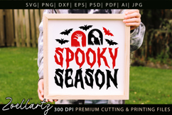 Spooky Season SVG for Cricut Halloween T-shirt Mug Design Product Image 3