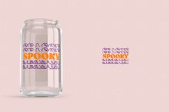 spooky season halloween libbey beer can glass wrap svg presized template for 16oz and 20oz glass