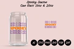 spooky season halloween libbey beer can glass wrap svg presized template for 16oz and 20oz glass