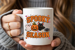Spooky Season Halloween Rhinestone PNG Design Product Image 5