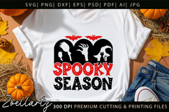 Spooky Season SVG for Cricut Halloween T-shirt Mug Design Product Image 1