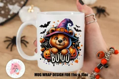 Spooky Season Cat Mug Wrap For 11 oz and 15 oz, 3d Mug, Funny Quotes Png