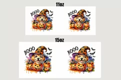 Spooky Season Dog Mug Wrap For 11 oz and 15 oz, 3d Mug, Funny Quotes Png
