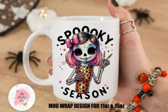Halloween Pumpkin Mug Wrap For 11 oz and 15 oz, 3d Mug, Halloween Png