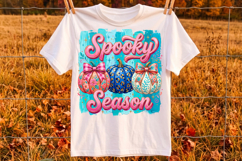 Spooky Season Png, Colorful Halloween Pumpkin Sublimation Product Image 3