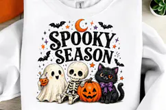 Trending Halloween PNG, Spooky Season PNG, Cute Pumpkin PNG Product Image 3