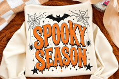 Spooky Season PNG,Dripping Halloween Typography Sublimation Product Image 2