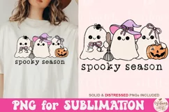 Spooky Season Png, Retro Halloween Png Product Image 1