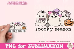 Spooky Season Png, Retro Halloween Png Product Image 2