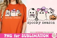 Spooky Season Png, Retro Halloween Png Product Image 4