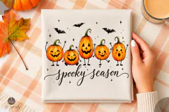 Spooky Season Png,Pumpkin Sublimation Shirt Png Product Image 2