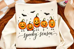 Spooky Season Png,Pumpkin Sublimation Shirt Png Product Image 3