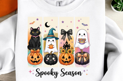 Spooky Season PNG, Retro Halloween Ghost Png Product Image 1
