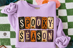 Spooky Season PNG,Vintage Halloween Sublimation Shirt Design Product Image 1