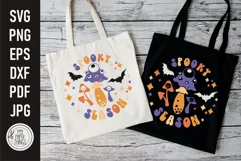 Spooky Season SVG cut files you can use for funny Retro Halloween shirts, mugs, tumblers, phone cases, stickers, decals and more.