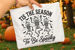 Spooky Season Skeleton Dance SVG Funny Halloween Pumpkin Product Image 2