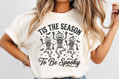 Spooky Season Skeleton Dance SVG Funny Halloween Pumpkin Product Image 3