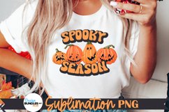 Spooky Season Sublimation, Retro Halloween PNG Product Image 1