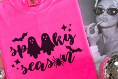 Spooky Season SVG - Cute Ghost Halloween PNG - Trending Fall Product Image 3