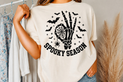 Spooky season SVG, Skeleton Hand SVG, Halloween Season SVG Product Image 3