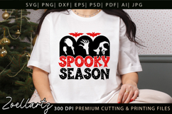 Spooky Season SVG for Cricut Halloween T-shirt Mug Design Product Image 4