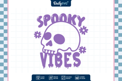 Spooky Halloween Skull SVG Product Image 3