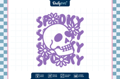 Spooky Halloween Skull SVG Product Image 3