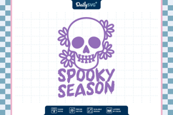 Spooky Halloween Skull SVG Product Image 3