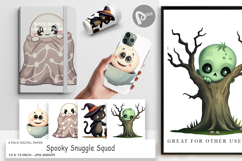 Digital Paper Snuggle Spooky Squad Product Image 1