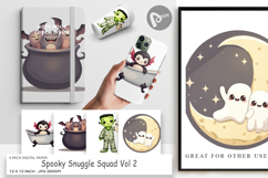 Digital Paper Snuggle Spooky Squad Product Image 1