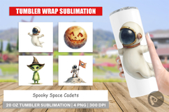 Tumbler Watercolor Spooky Space Cadets Product Image 1