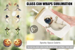 Glass Can Watercolor Spooky Space Cadets Product Image 1
