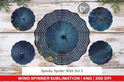 Wind Spinner Spooky Spider Web Product Image 1